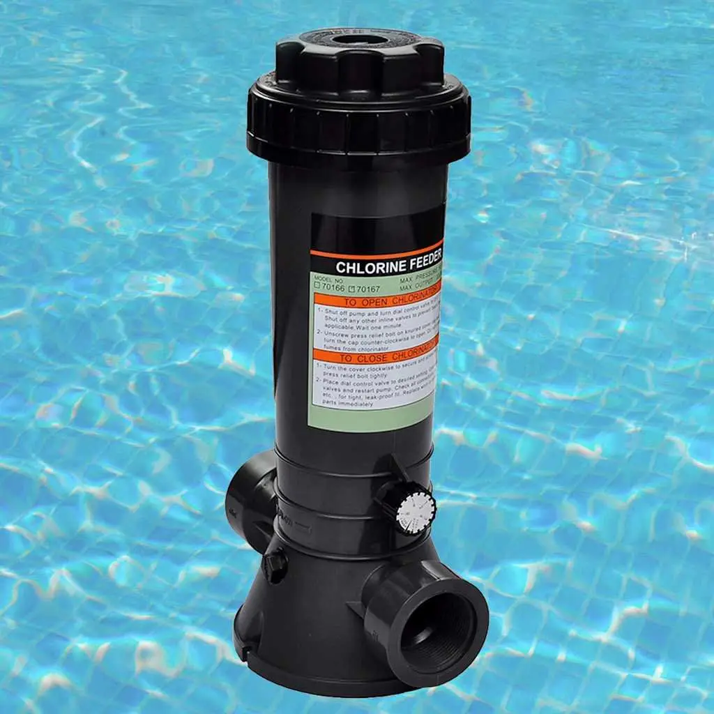 Automatic Chlorine Feeder for Swimming Pool Pressure Operated Adjustable Control Dial