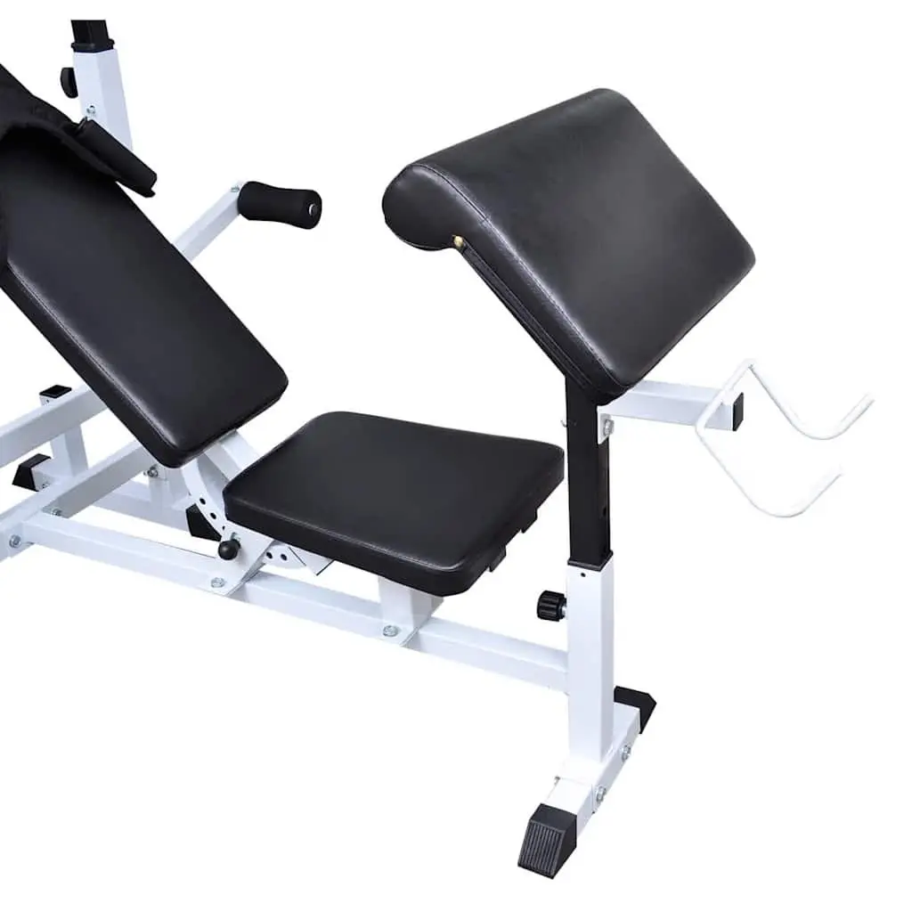 Weight Multi Bench Black Adjustable Home Gym Training Equipment for Arm Leg Back Muscles Workout