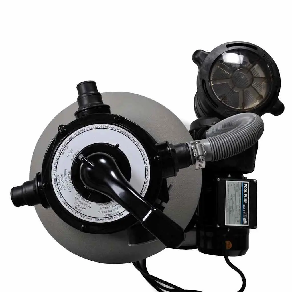 Sand Filter Pump 600W Above Ground Pool Cleaner 17000 L/H Durable Corrosion-Proof Filter Tank