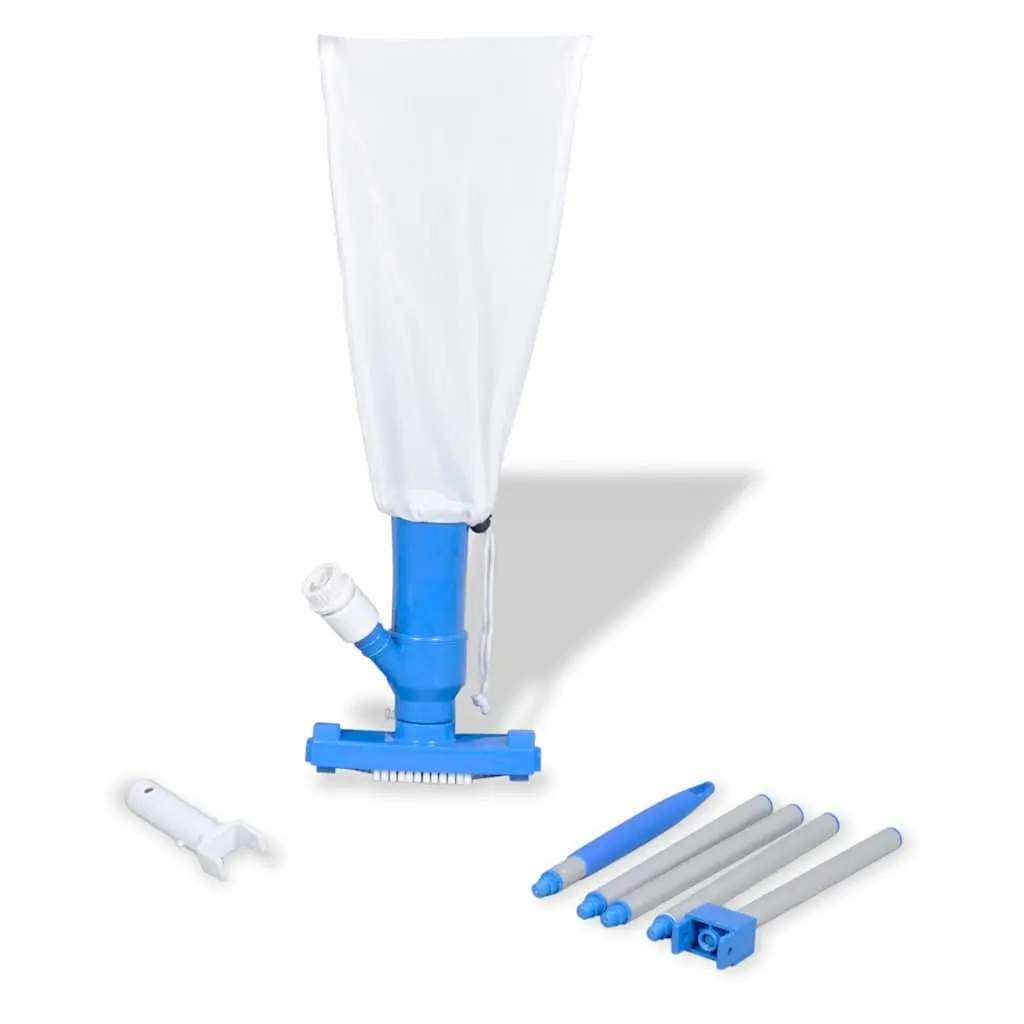 Adjustable Pole Pool Vacuum Cleaner with Garden Hose Connection for Effective Debris Removal
