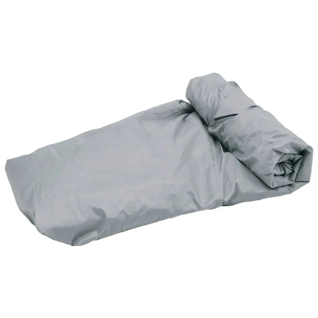 Boat Cover Grey 427-488cm Water Repellent Heavy Duty Protection