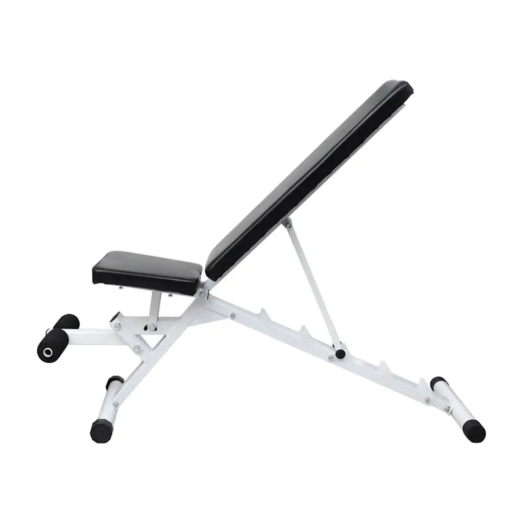 Fitness Workout Utility Bench Multicolour Adjustable Backrest Sturdy Steel Construction