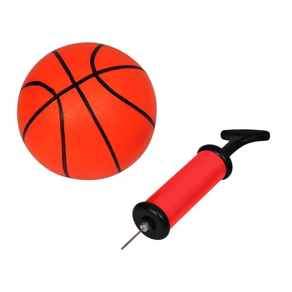 Indoor Mini Basketball Hoop Set Orange Detachable Backboard Rim Net