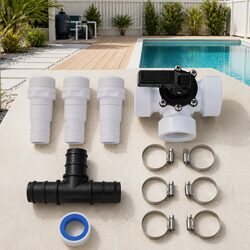 Compact and Effective Pool Solar Heater Bypass Kit