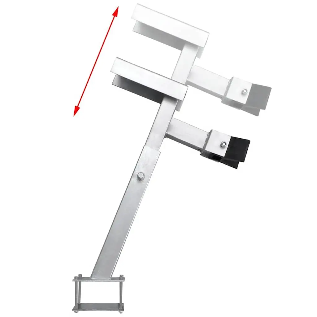 Boat Trailer Winch Stand Blue Adjustable Height Stable Front Brace
