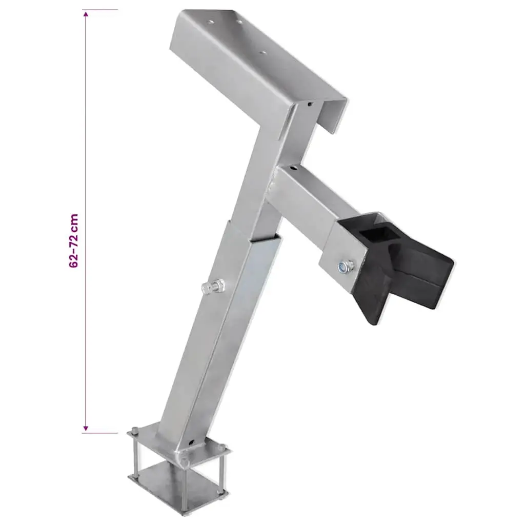 Boat Trailer Winch Stand Blue Adjustable Height Stable Front Brace