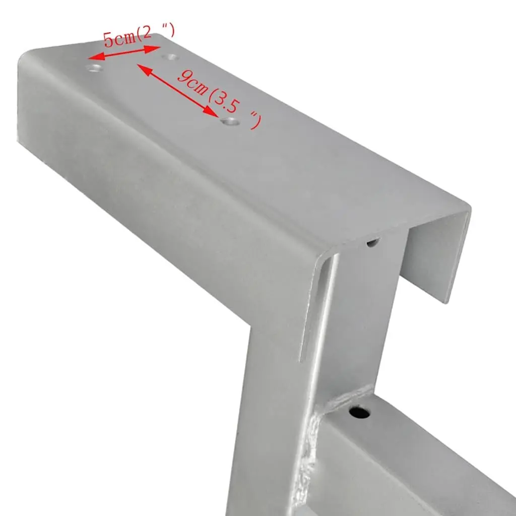 Boat Trailer Winch Stand Blue Adjustable Height Stable Front Brace