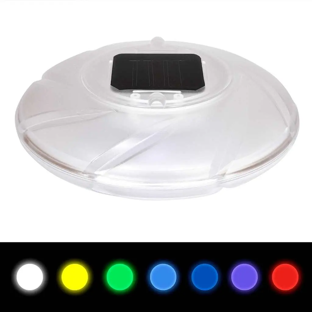 Solar Floating Light Anthracite Waterproof Colour Changing LED