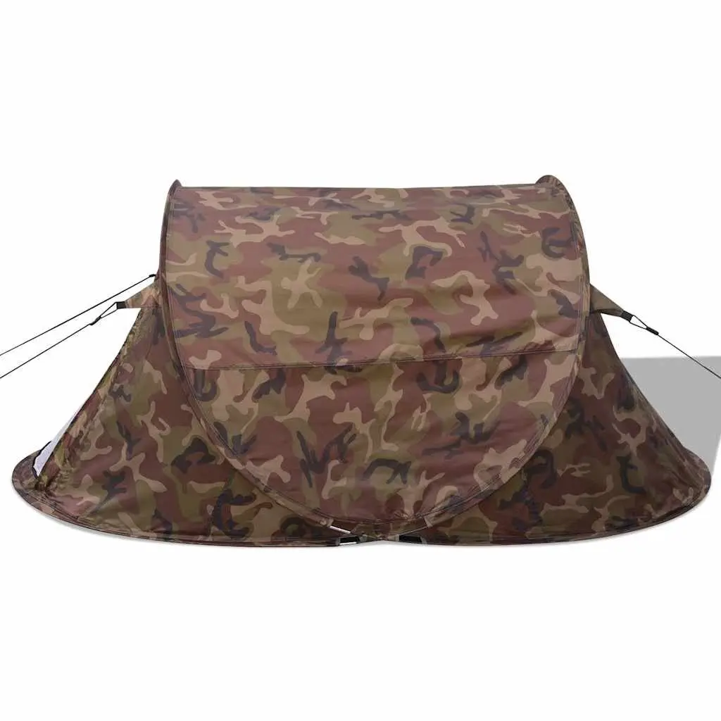 2-Person Pop-Up Camping Tent Silver Lightweight Portable Quick Setup Mosquito Net