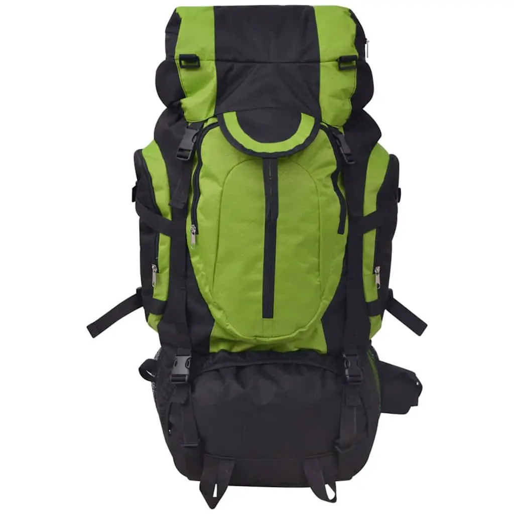 Hiking Backpack Green 75L Large Capacity Outdoor Travel Camping Rucksack