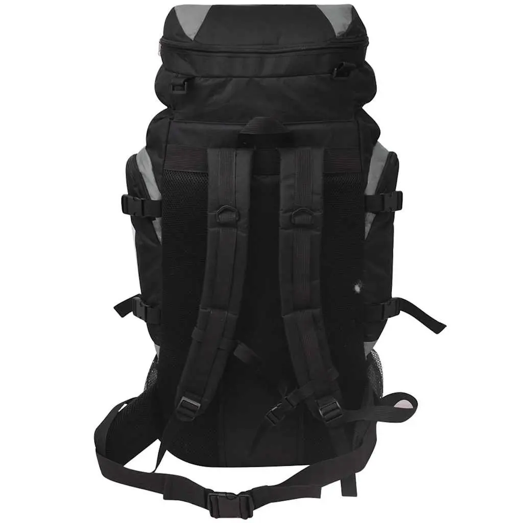 Hiking Backpack Grey 75L Large Capacity Outdoor Camping Trekking Rucksack