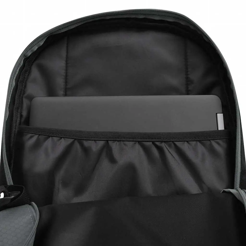 School Backpack 40L Grey Large Capacity Book Bag Shoulder Straps Compartments