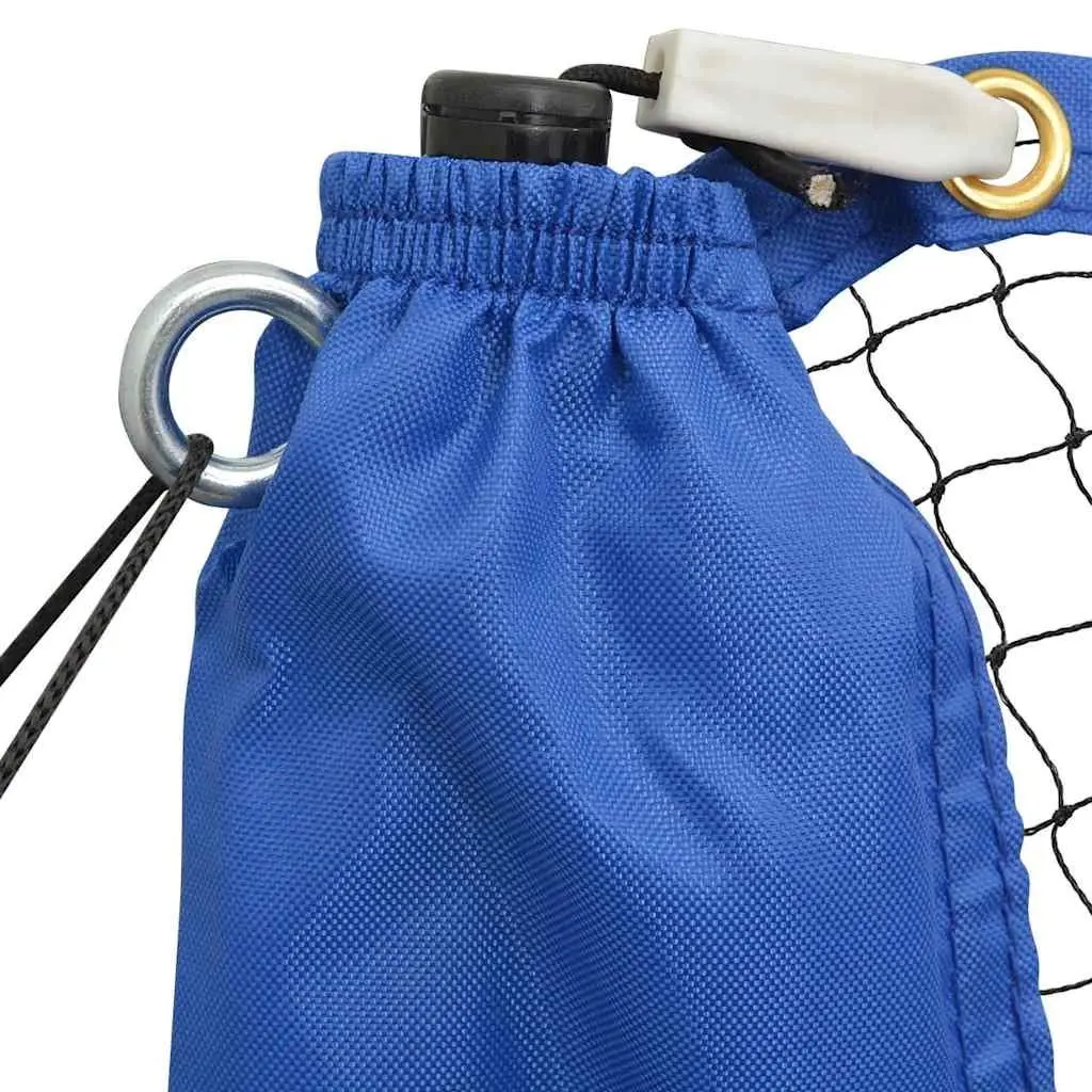 Badminton Net Portable 600x155 cm Adjustable Height Double-Stitched Mesh Lightweight Steel Tube Frame