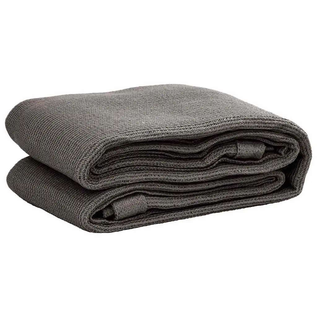 Tent Carpet Anthracite 250x300 cm High-Density Polyethylene Water Permeable