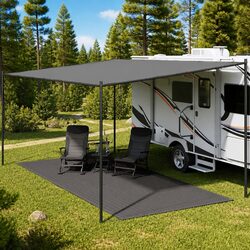 Concise Outdoor Tent Carpet 250x500 cm Anthracite