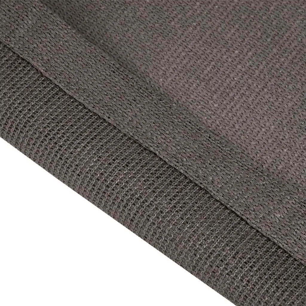 Tent Carpet Anthracite 300x400 cm High-Density Polyethylene with Integrated Eyelets