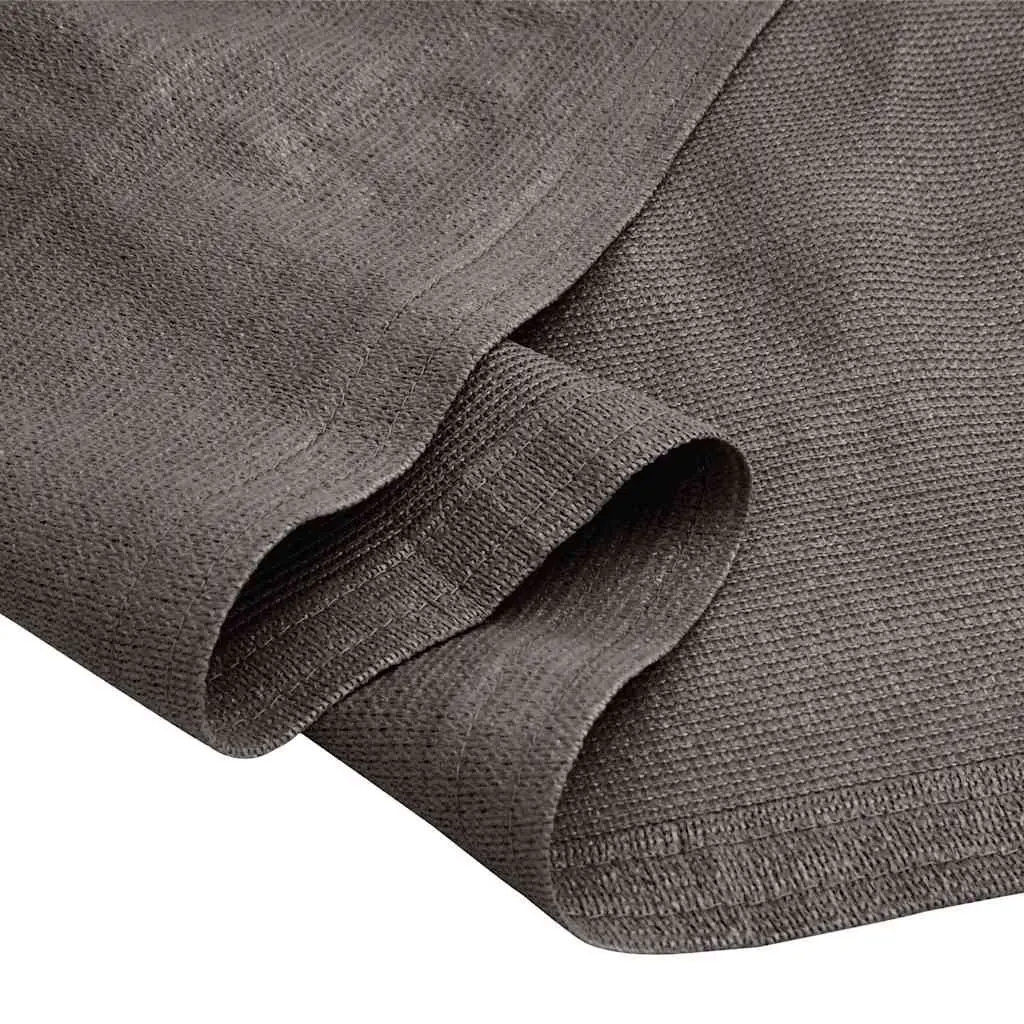 Tent Carpet Anthracite 300x400 cm High-Density Polyethylene with Integrated Eyelets