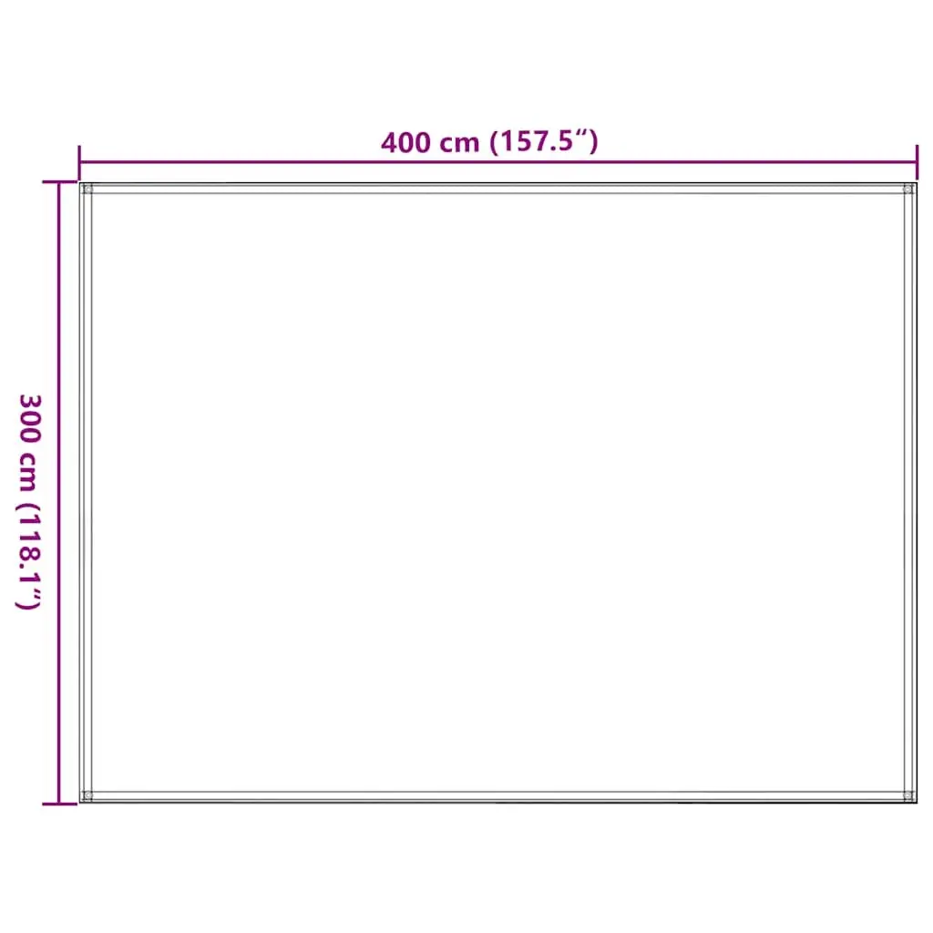 Tent Carpet Anthracite 300x400 cm High-Density Polyethylene with Integrated Eyelets