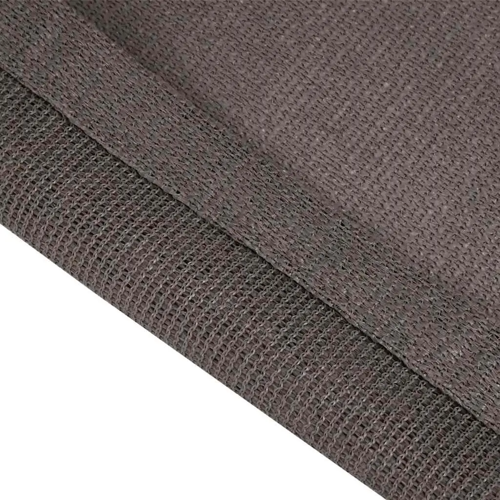 Tent Carpet Anthracite 300x600 cm High-Density Polyethylene with Integrated Eyelets