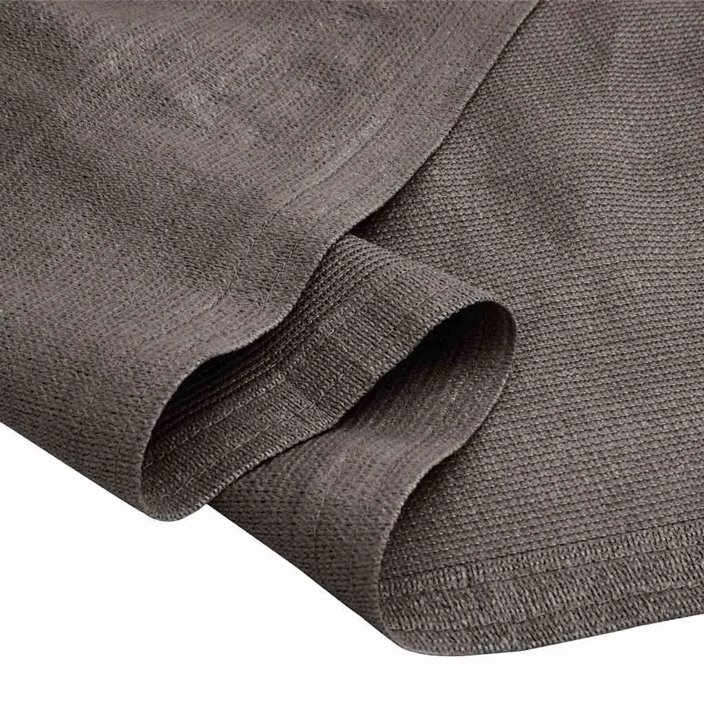 Tent Carpet Anthracite 300x600 cm High-Density Polyethylene with Integrated Eyelets