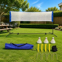 Badminton Net Set with Shuttlecocks for Your Outdoor Fun