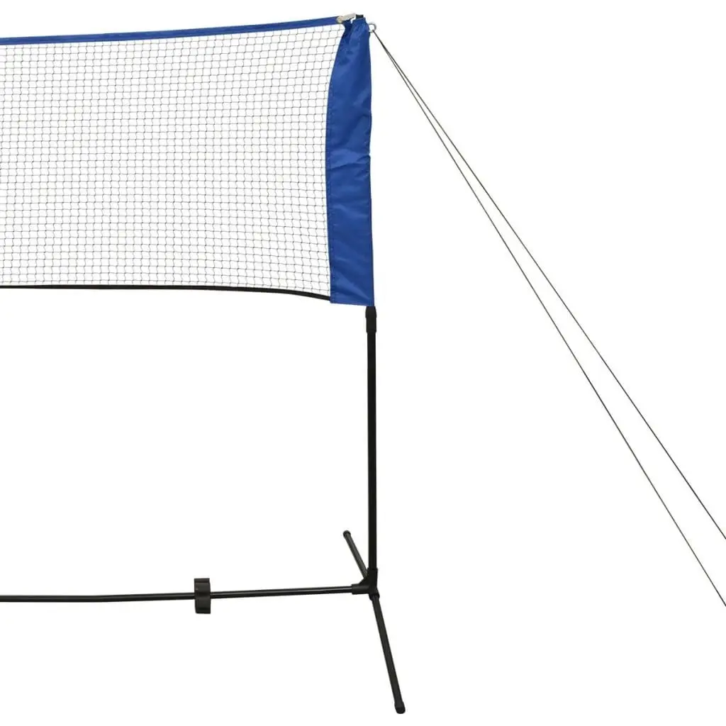 Badminton Net Set 300x155cm Height Adjustable Tool Free Assembly for Outdoor Games