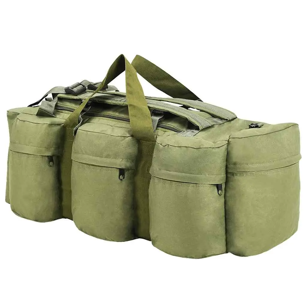 3-in-1 Duffel Bag Green Large Tear-resistant Water-resistant Coated Oxford Fabric