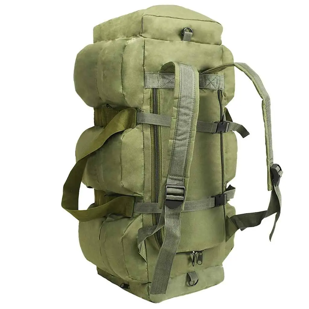 3-in-1 Duffel Bag Green Large Tear-resistant Water-resistant Coated Oxford Fabric