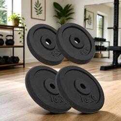 Compact and Reliable Cast Iron Weight Plates Set