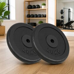 Concise 20 kg Weight Plates, Perfect for Strength Training
