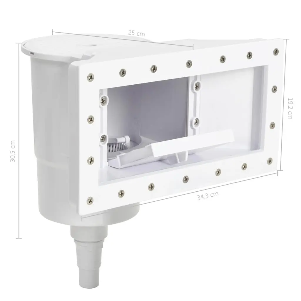 Pool Skimmer Wide Mouth Above Ground Cleaner Heavy Duty ABS UV Resistant Weir Basket System