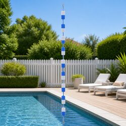 Swimming Pool Safety Divider Rope 6m Plastic Floats Chlorine Resistant Lane