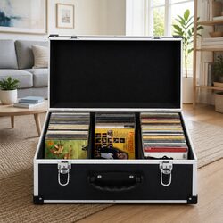 Compact CD Storage Case for 60 CDs, Strong and Secure