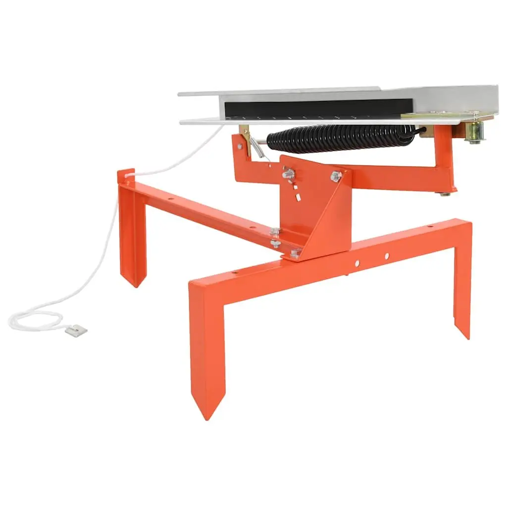 Clay Target Thrower Steel Trap Machine Adjustable Shooting Angles Family Sport