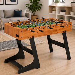 Your New Favorite Folding Foosball Table - 121cm Brown