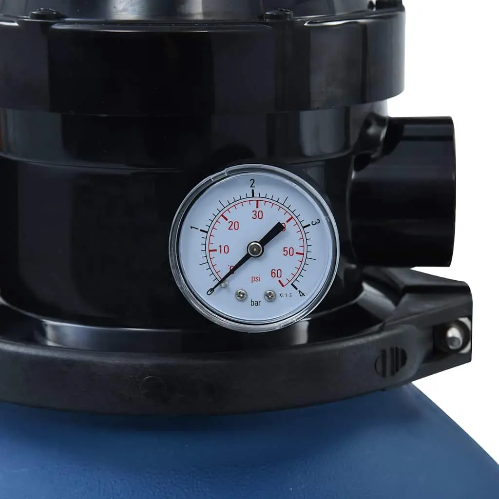 Pool Sand Filter 300mm Durable Construction 7m³/h Flow 4 Position Valve Water Purification System