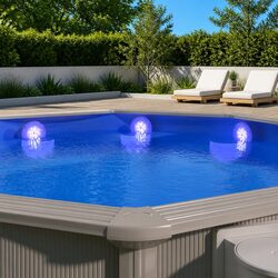 Compact Floating Pool LED Lamp with Remote