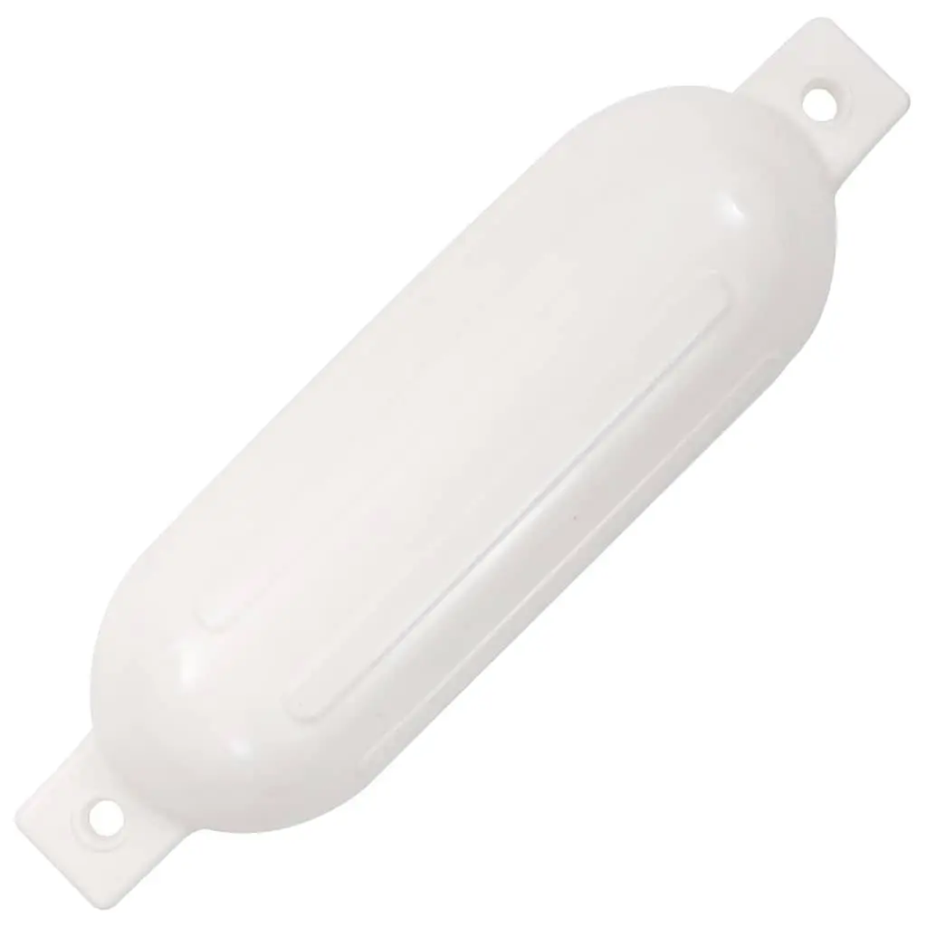 Boat Fenders White 51x14 cm Inflatable Mooring Protection Set of 4