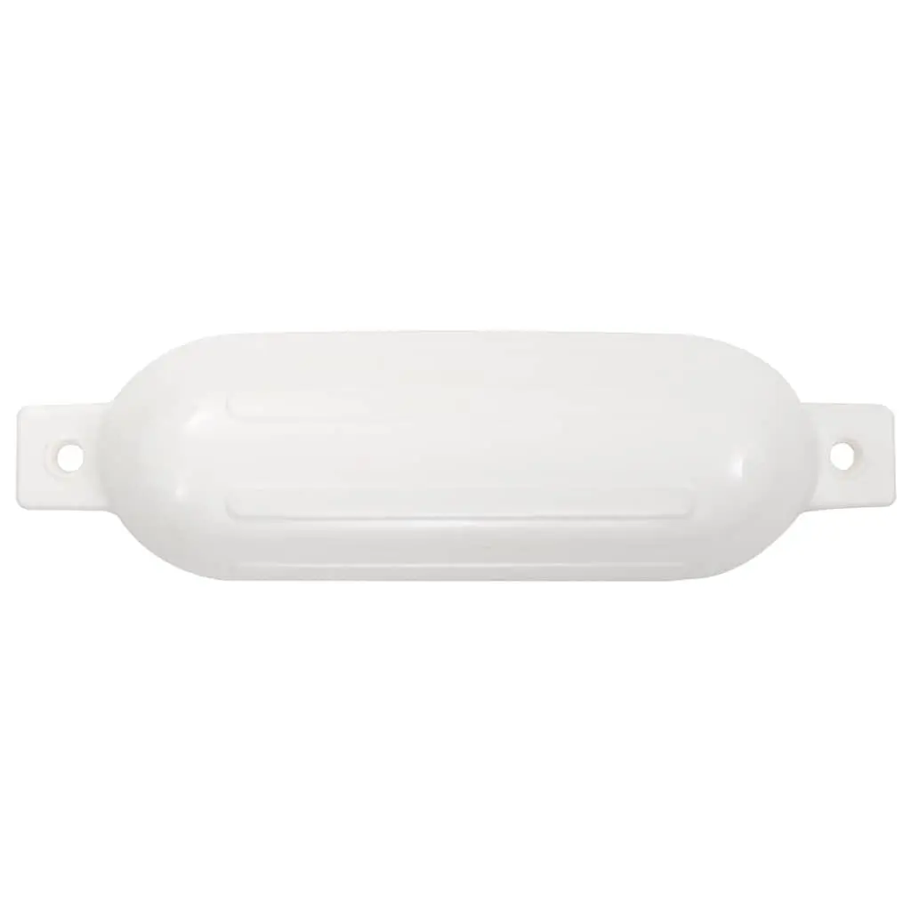 Boat Fenders White 51x14 cm Inflatable Mooring Protection Set of 4