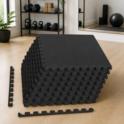 Concise and Durable EVA Foam Exercise Mats - 24 pcs