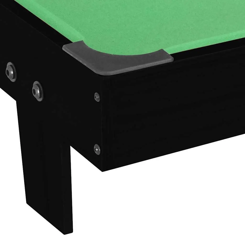 Mini Pool Table Black 92x52x19cm Portable Tabletop Billiards Game Set