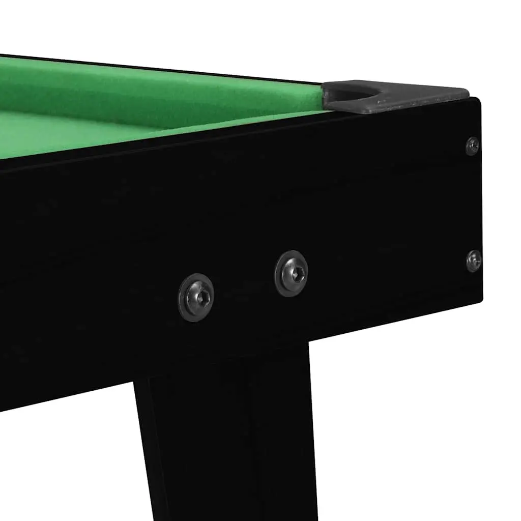 Mini Pool Table Black 92x52x19cm Portable Tabletop Billiards Game Set