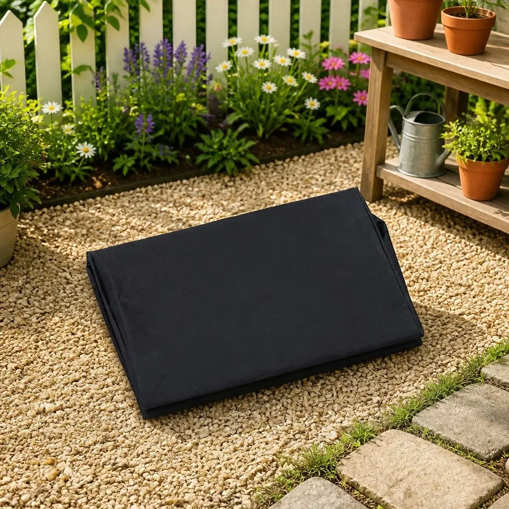 Garden Cart Liner Black 81x41x21cm Weather-Resistant Polyester Fabric Insert