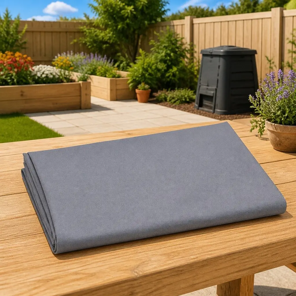Garden Cart Liner Grey 81x41x40cm Weather-Resistant Fabric Insert