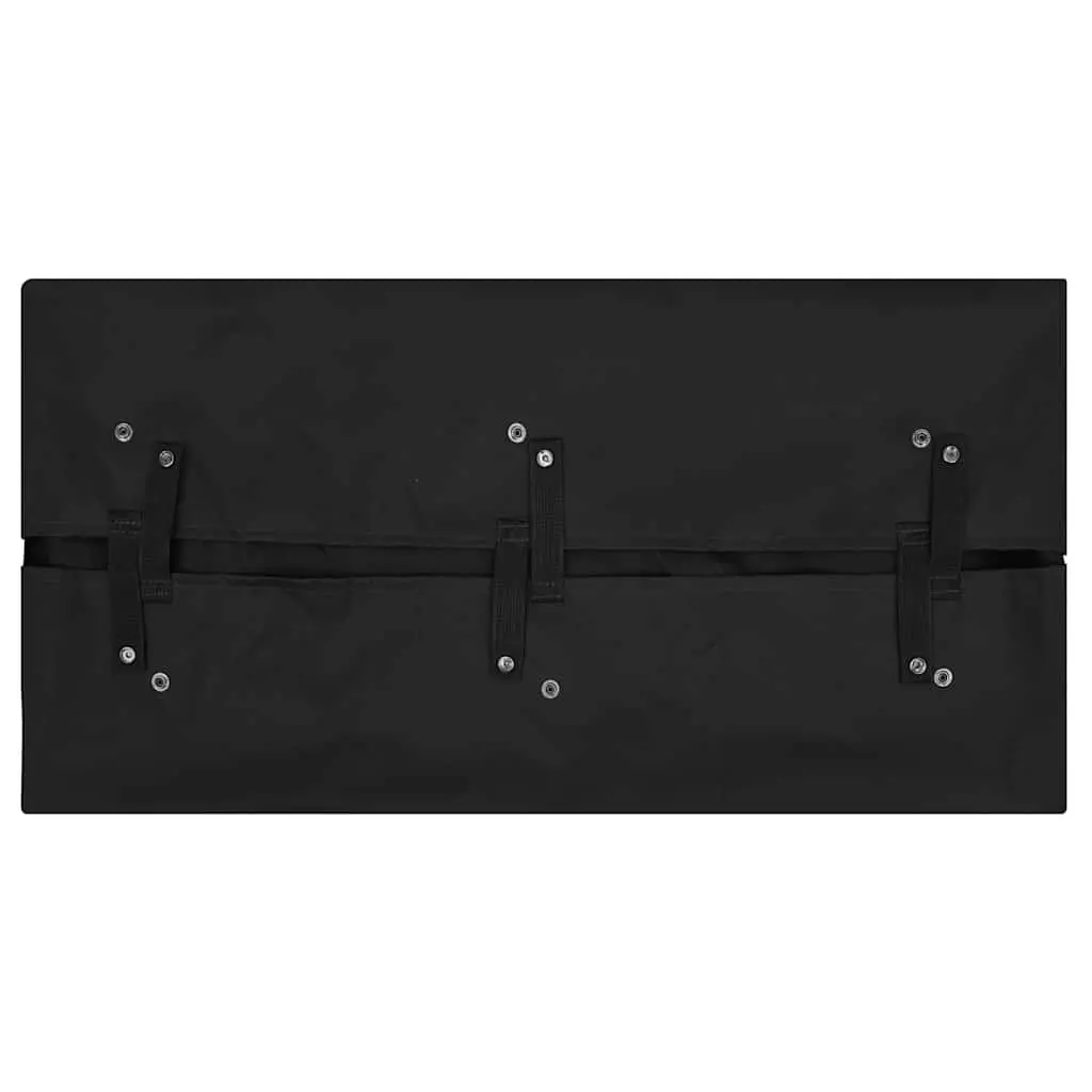 Utility Wagon Liner Black Weather Resistant Polyester 81x41x40cm Durable Gardening Tool