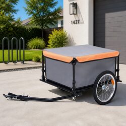 Compact and Functional Bike Trailer for Easy Use