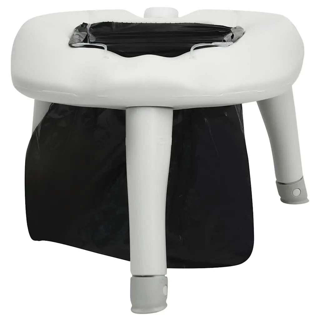 Portable Camping Toilet Foldable Festival Emergency Seat with Bags 200kg