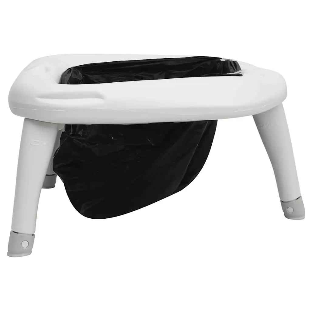 Portable Camping Toilet Foldable Festival Emergency Seat with Bags 200kg