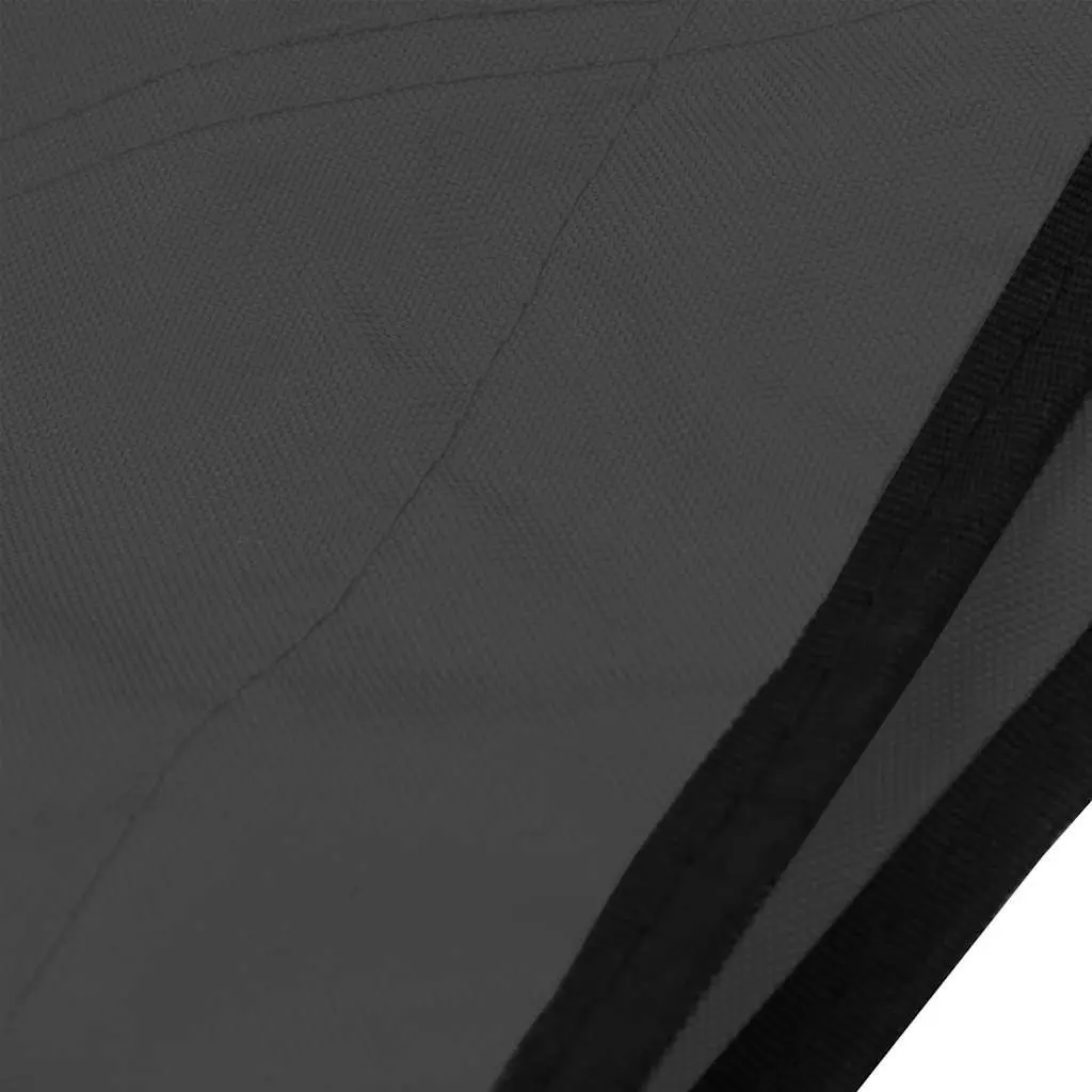 3 Bow Bimini Top Boat Canopy Anthracite Adjustable Width Marine Sun Shade 137 cm Height