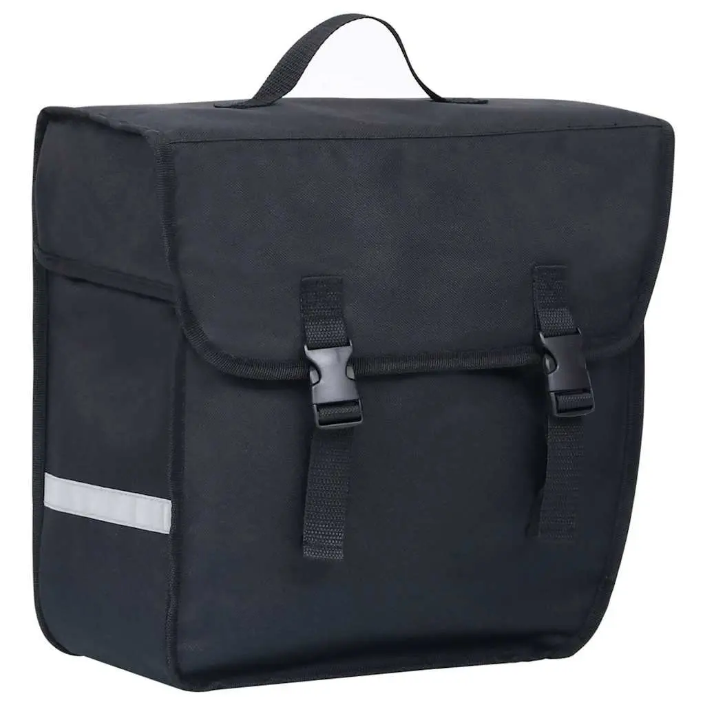 Bicycle Pannier Bag Black 21L Waterproof Storage for Commuting Touring Cycling